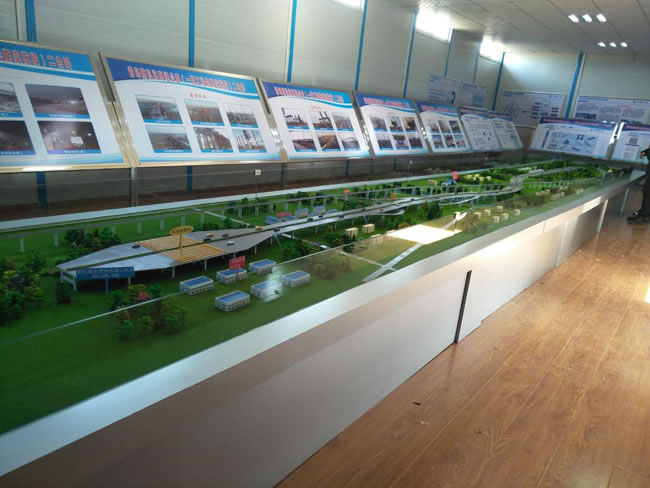 青岛胶州机场高速路沙盘模型